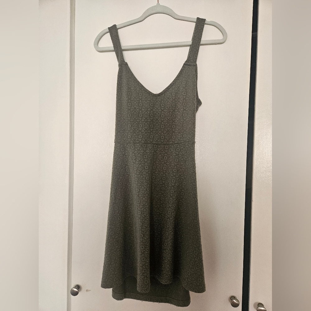 Roxy Green A-Line Sleeveless Mini Dress